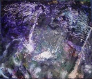 'FLOATING SEAWEED' - ink and acrylics (125x105cm)